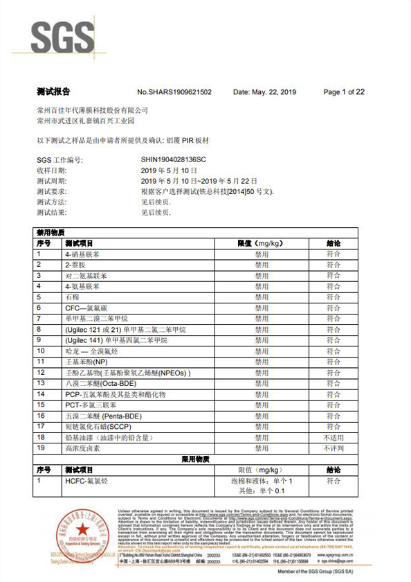 禁限用物質-禁限用物質SHA19-096215-0